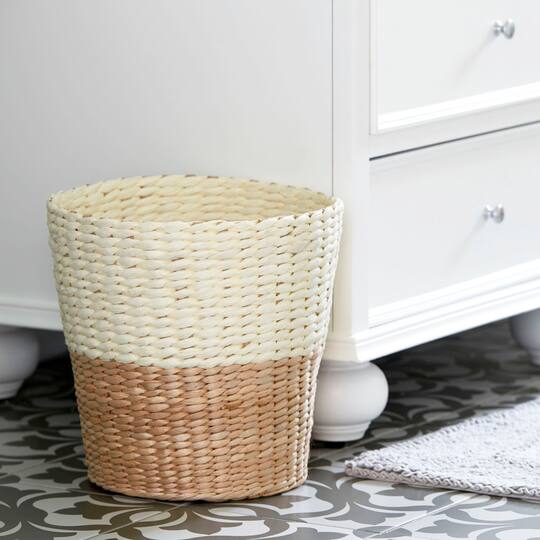 Household Essentials Wicker Bathroom Accessories Set
